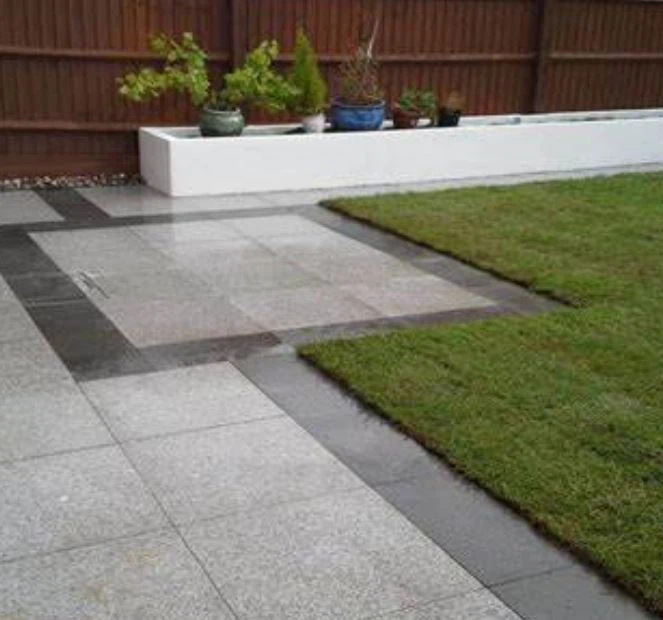 Granitna kaldrma Patio Granitno kružno popločavanje