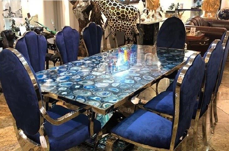 Lumi Stone Dining Table
