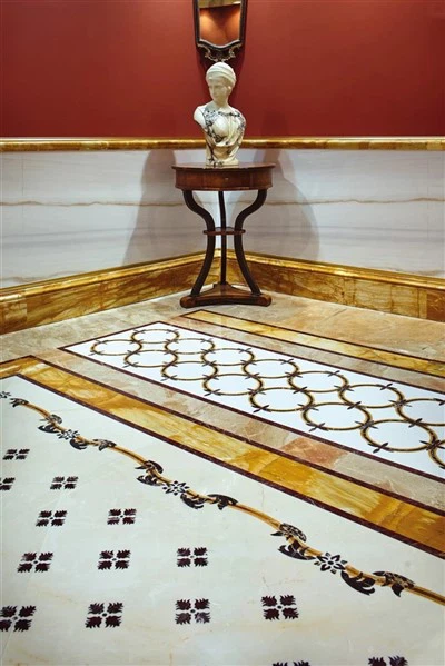 Mramor Medallion Floor Pločice Prirodni kamen Mramor